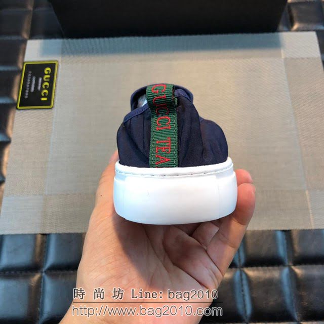 GUCCI男鞋 2019官網新款 專櫃同步 古馳布鞋 Gucci男士休閒鞋  hdnx1293